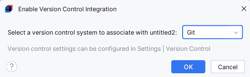 Enable version control integration