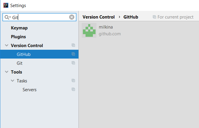 Step 4 IntelliJ IDE GitHub settings