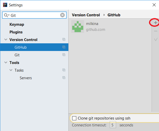 Step 5 IntelliJ connect GitHub