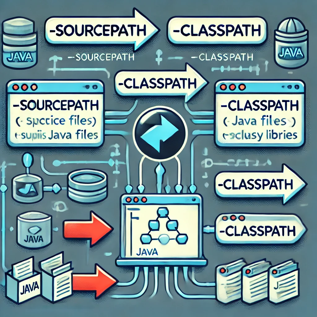 Understanding Java Compilation: -sourcepath and -classpath Explained&nbsp;Photo