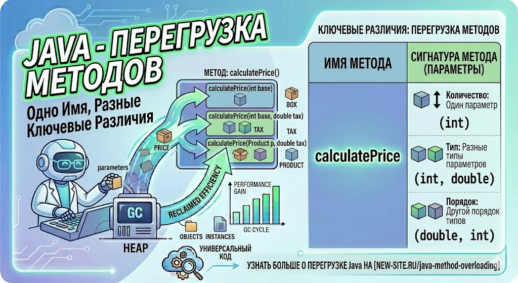Java - Перегрузка методов&nbsp;фото