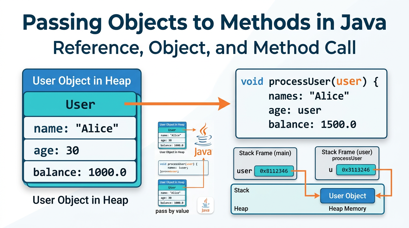 Passing Objects to Methods in Java&nbsp;Photo